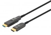 Manhattan Aktives optisches High Speed HDMI-Glasfaserkabel mit abnehmbarem Stecker 4Ka60Hz UHD - Digital/Display/Video