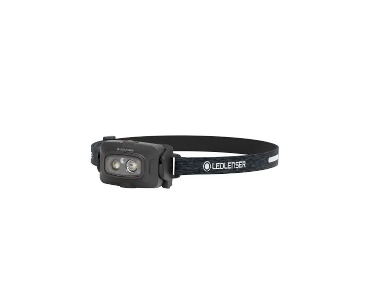 LED LENSER Stirnlampe 500lm 130m 1xLi-Ion IP68 ws-ro Licht schwenkb sw