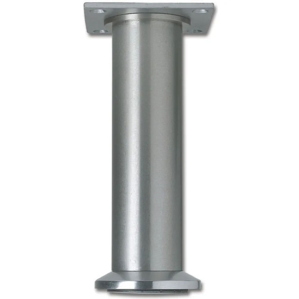 S.c. Simausrom Comservimpex Srl SRL. Dekorfuß Fuß ø 40 mm, Länge 120 mm, Fußteller, Aluminium gebürstet