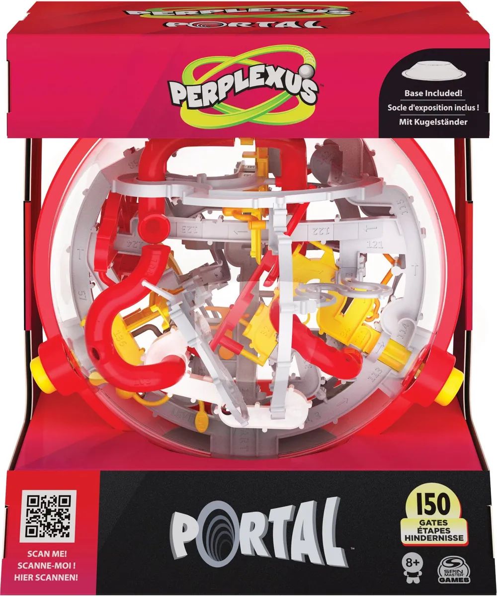 Spin Master Games Perplexus Portal - 3D-Kugellabyrinth mit 150 Hindernissen - und 50+ trickreichen Portal-Passagen - ab 8 Jahren - 8 Jahr(e) - Mehrfarbig