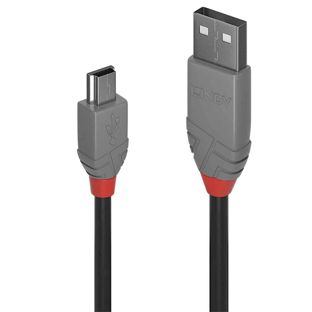 Lindy Anthra Line - USB-Kabel - USB (M) zu Mini-USB, Typ B (M)