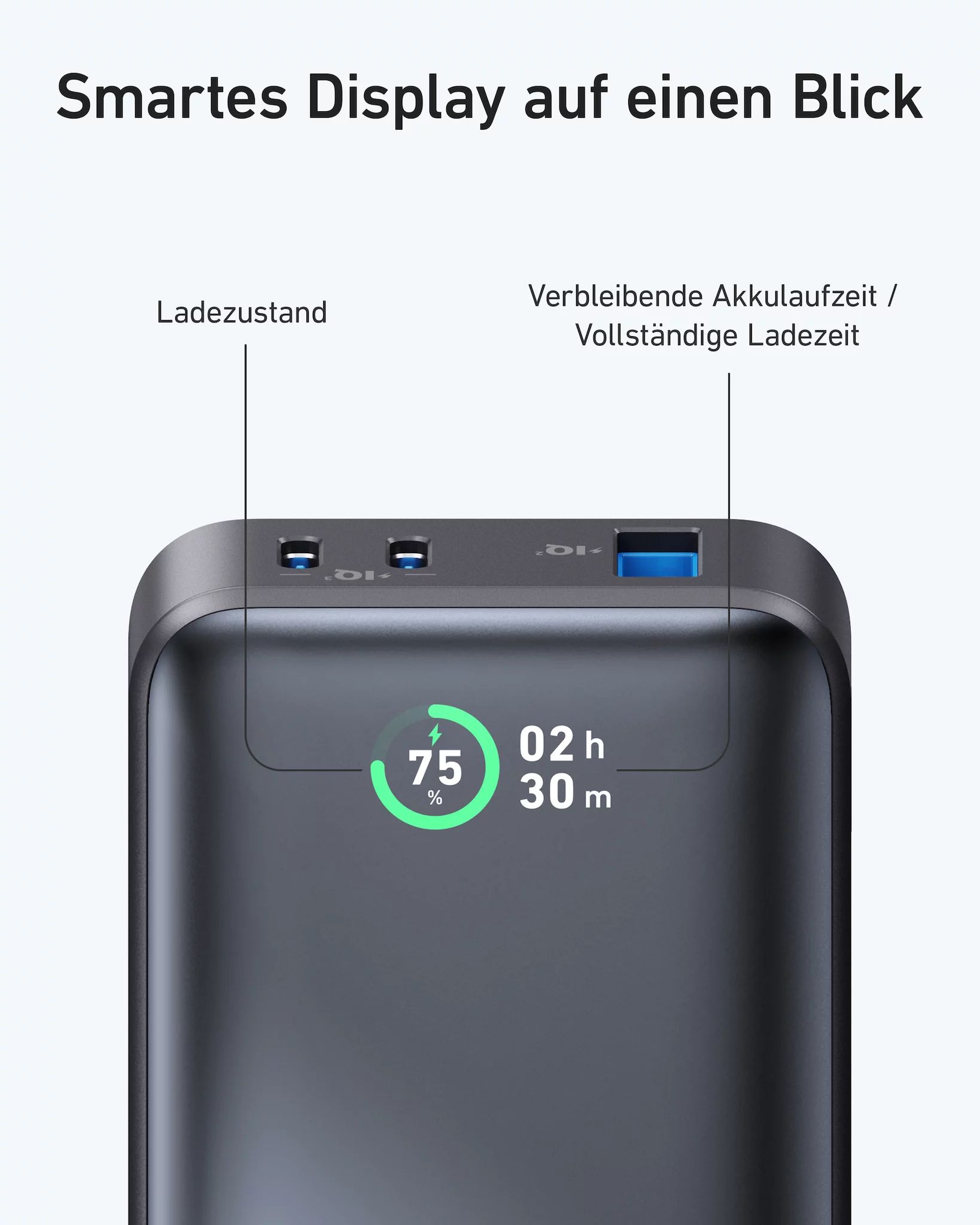 Anker Innovations Anker PowerCore 533 - Powerbank - 10000 mAh - 30 Watt - 3 A (24 pin USB-C)