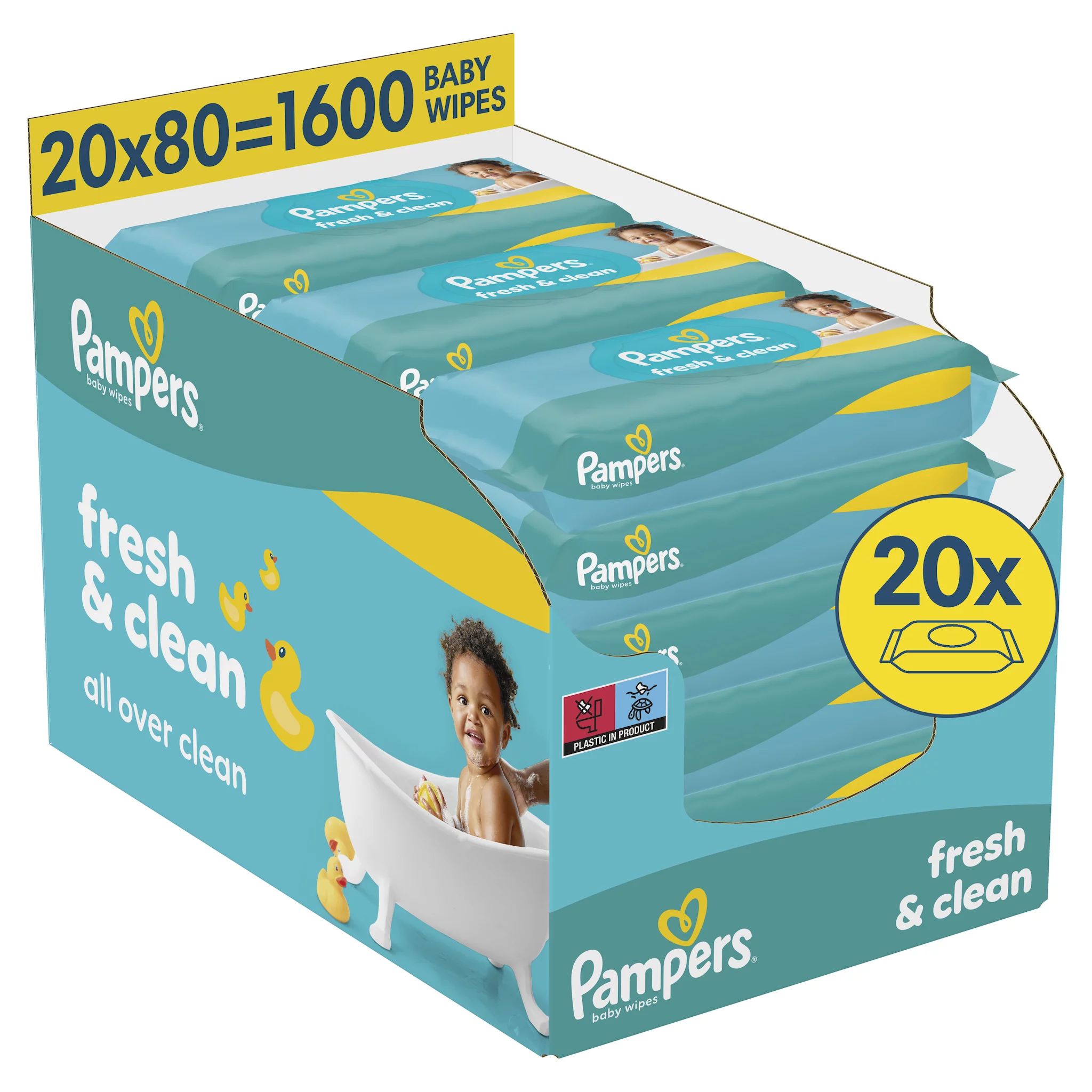 Pampers Feuchte Tücher Fresh Clean  20x 