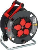 Brennenstuhl 9231250100 Kabeltrommel 25 m Schwarz Schutzkontakt-Stecker