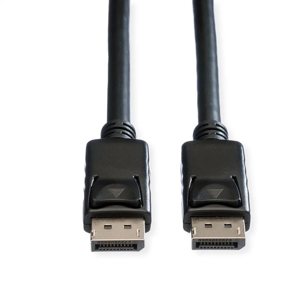 ROLINE DisplayPort Kabel, DP-DP, v1.2, ST - ST, TPE, schwarz, 1,5 m