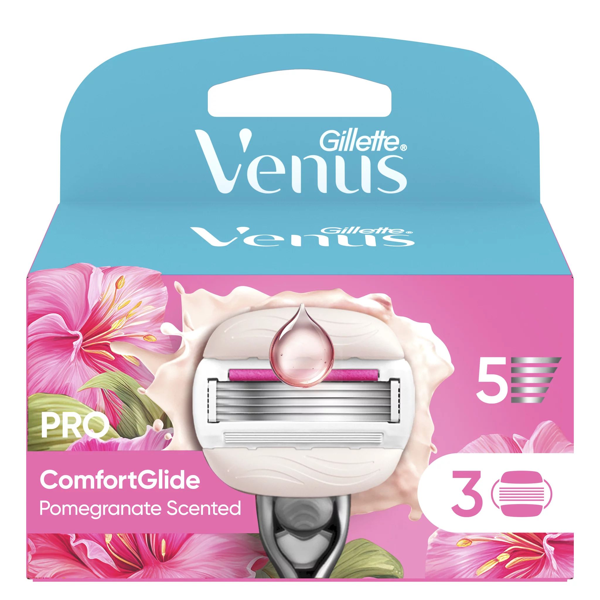 Gillette Venus Pro Comfortglide Tropical Systemklinger 3er
