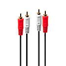 Lindy Premium - Audiokabel - RCA x 2 (M) bis RCA x 2 (M)