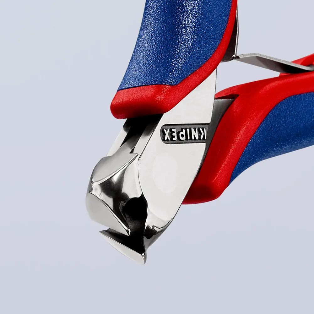 KNIPEX Elektronik-Vornschneider mit Mehrkomponenten-Hüllen 115 mm