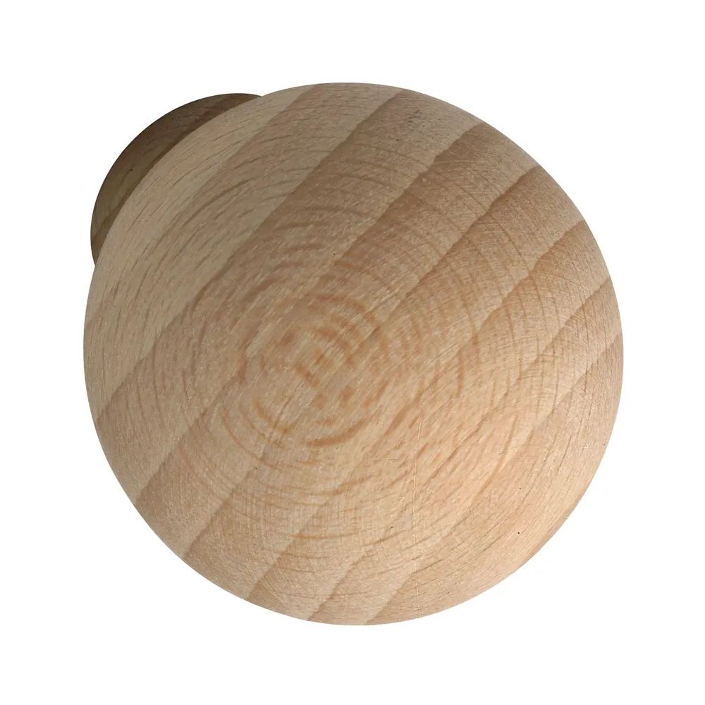 Alles im Griff Knopf Olwen ø 30 mm, Tiefe 34 mm, Buche roh