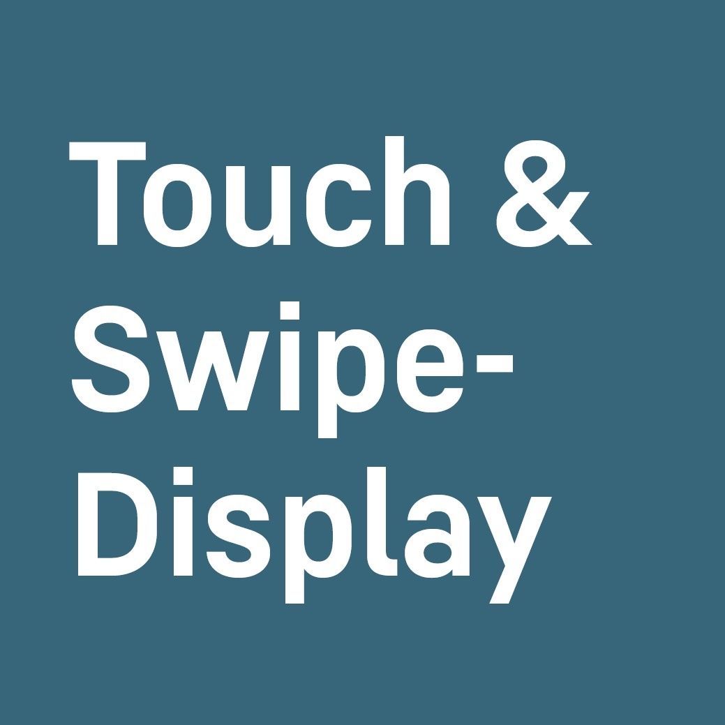 Touch &amp; Swipe Display