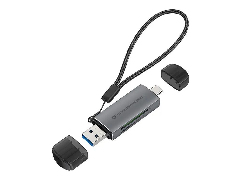 Conceptronic Kartenleser (microSD UHS-I, SD UHS-I, microSDHC, microSDXC, SDHC, SDXC)