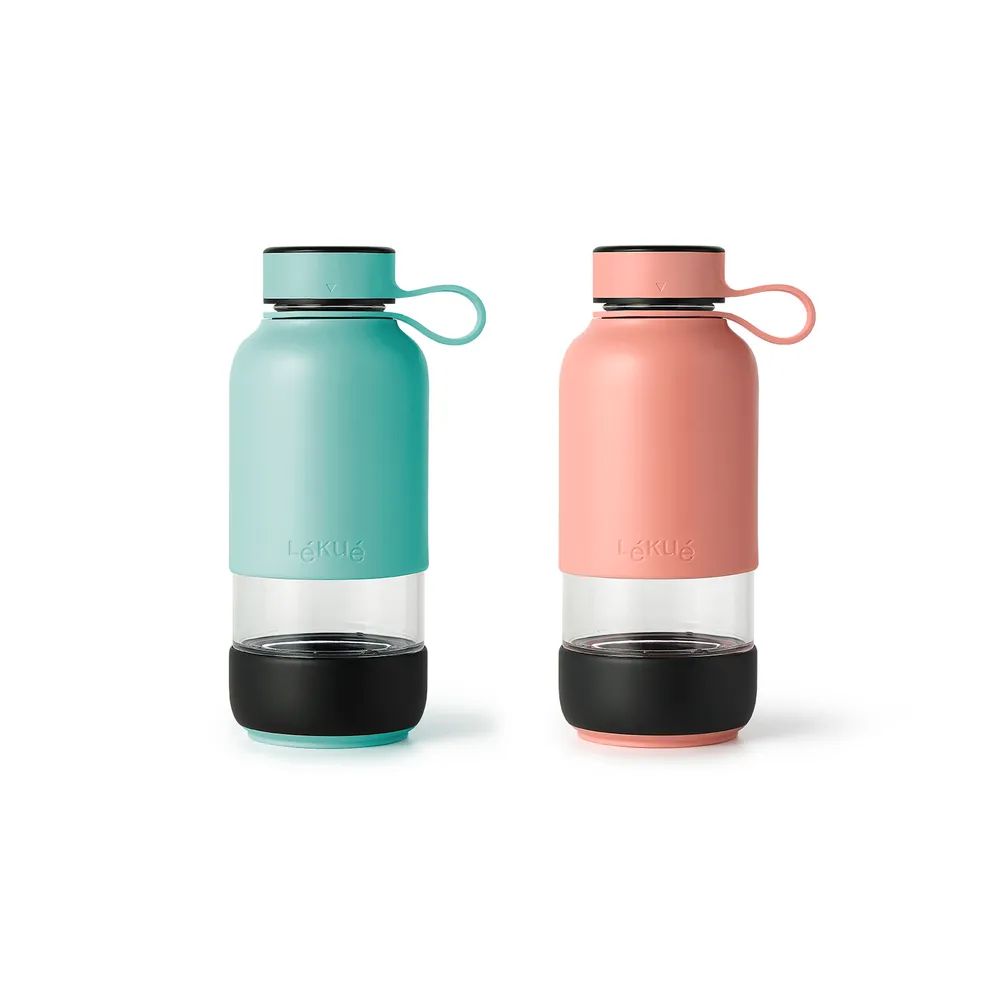 Lékué Trinkflasche To Go - Turquoise