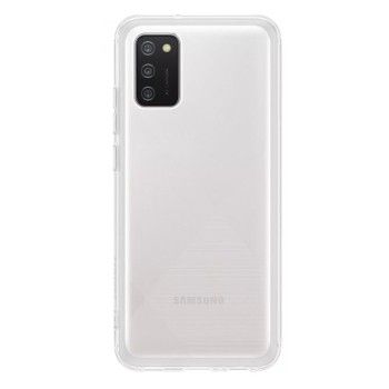 Samsung Soft Clear Cover "EF-QA026" für Galaxy A02s, Transparent