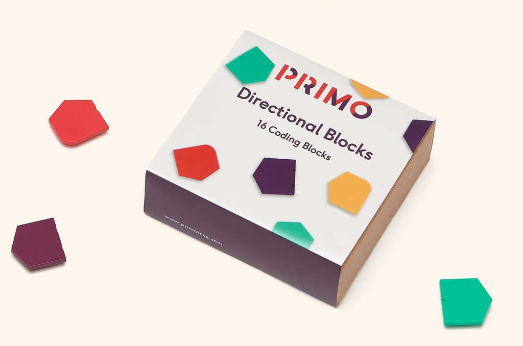 Primo Toys Cubetto MINT Coding Blöcke "Richtungen"