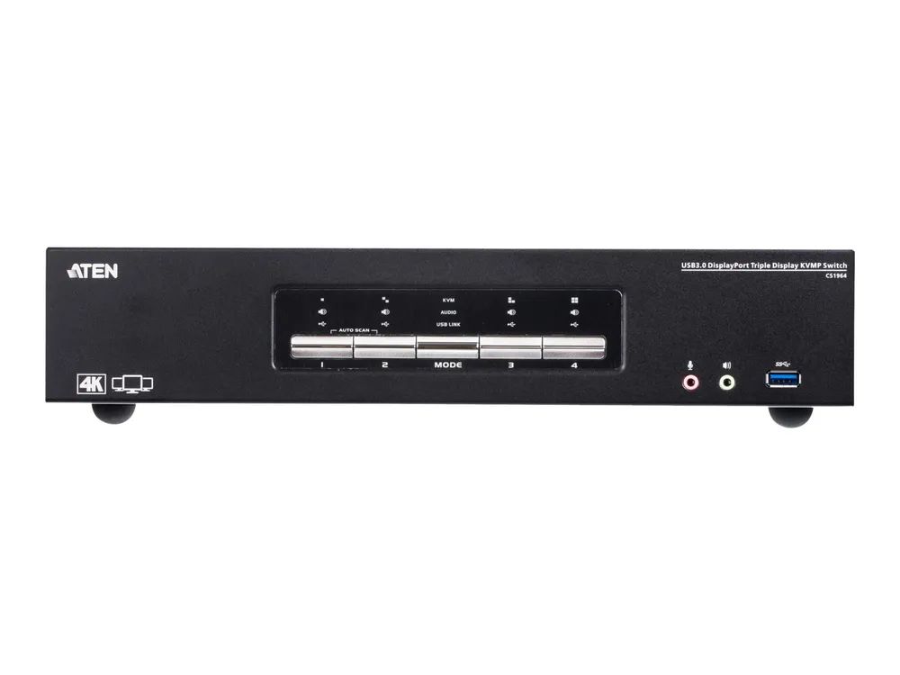 ATEN CS1964 - KVM-/Audio-/USB-Switch - 4 x KVM/Audio