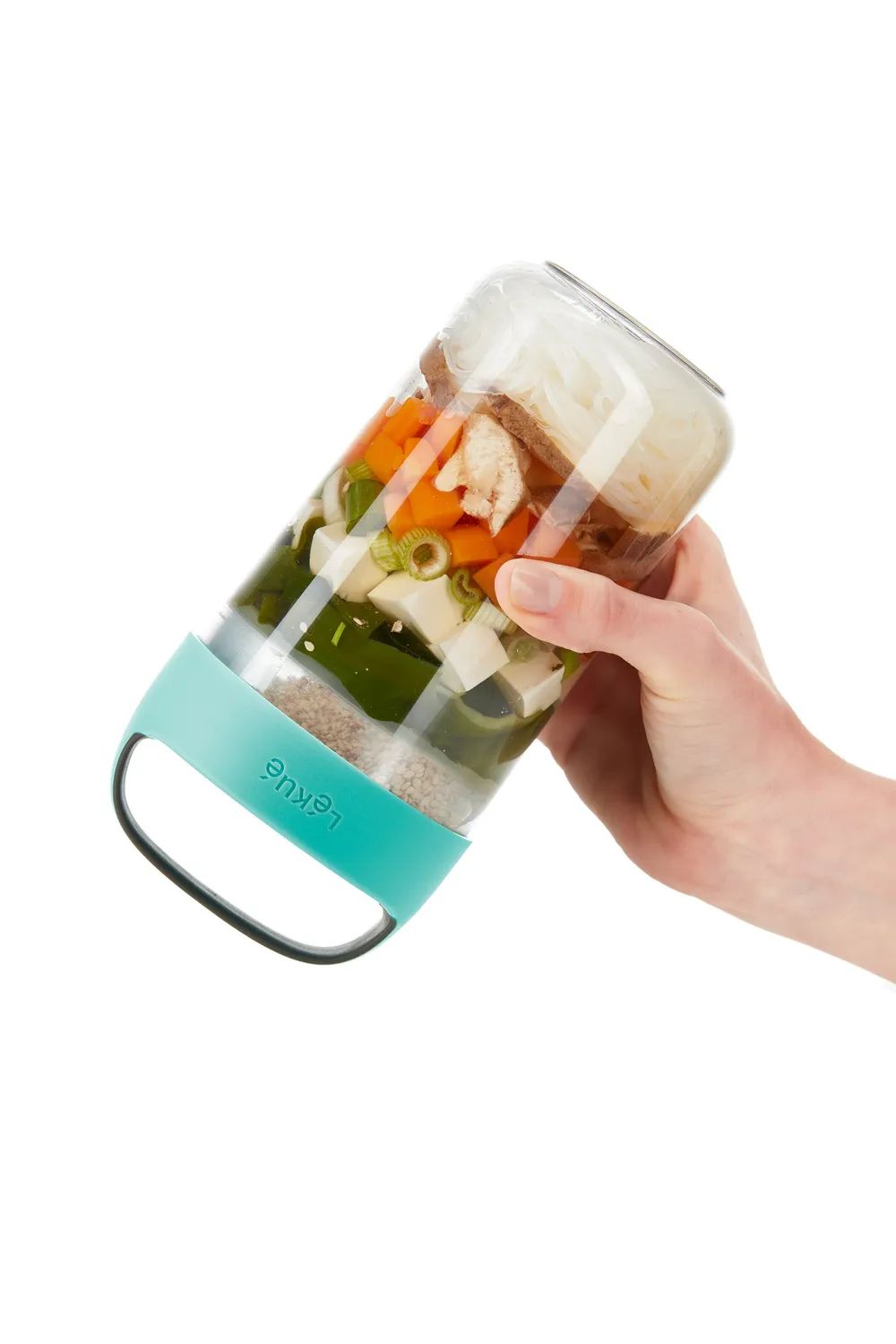 Lékué Becher To Go 600 ml - Turquoise
