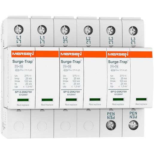 Mersen Ü-ABLEITER T1+2 275V 3P 6TE / MERSEN STPT12-25K275V-3P 83120158