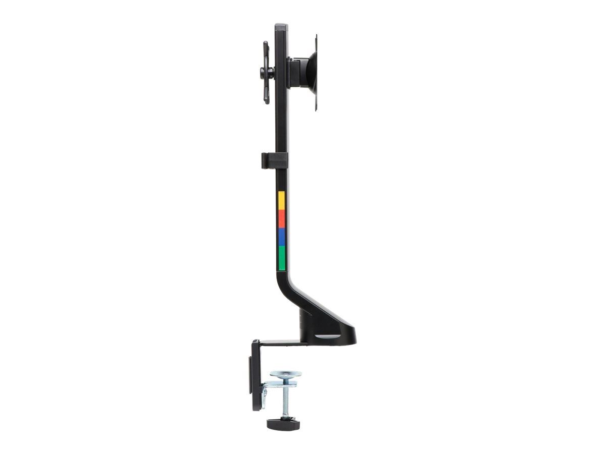 Kensington SmartFit Space-Saving Dual Monitor Arm - Befestigungskit - neig- und schwenkbar - für 2 Monitore - Aluminium, Kunststoff, Stahl - Schwarz - Bildschirmgröße: bis zu 68,6 cm (bis zu 27 Zoll)