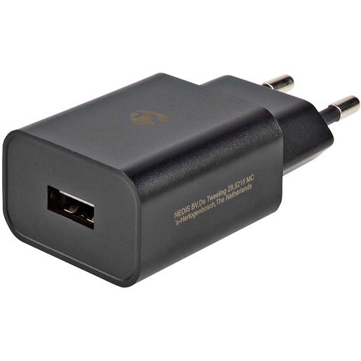 Nedis LADEGERÄT 1XUSB 2,4A / NEDIS WCHAU242ABK