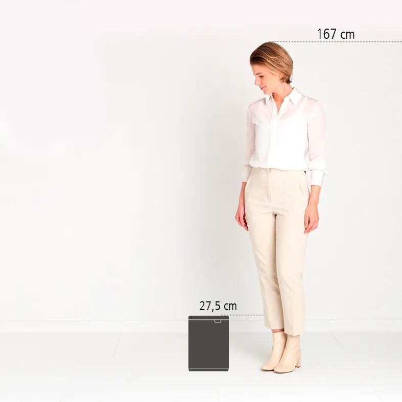 Brabantia Bo Mülleimer, 4L - White