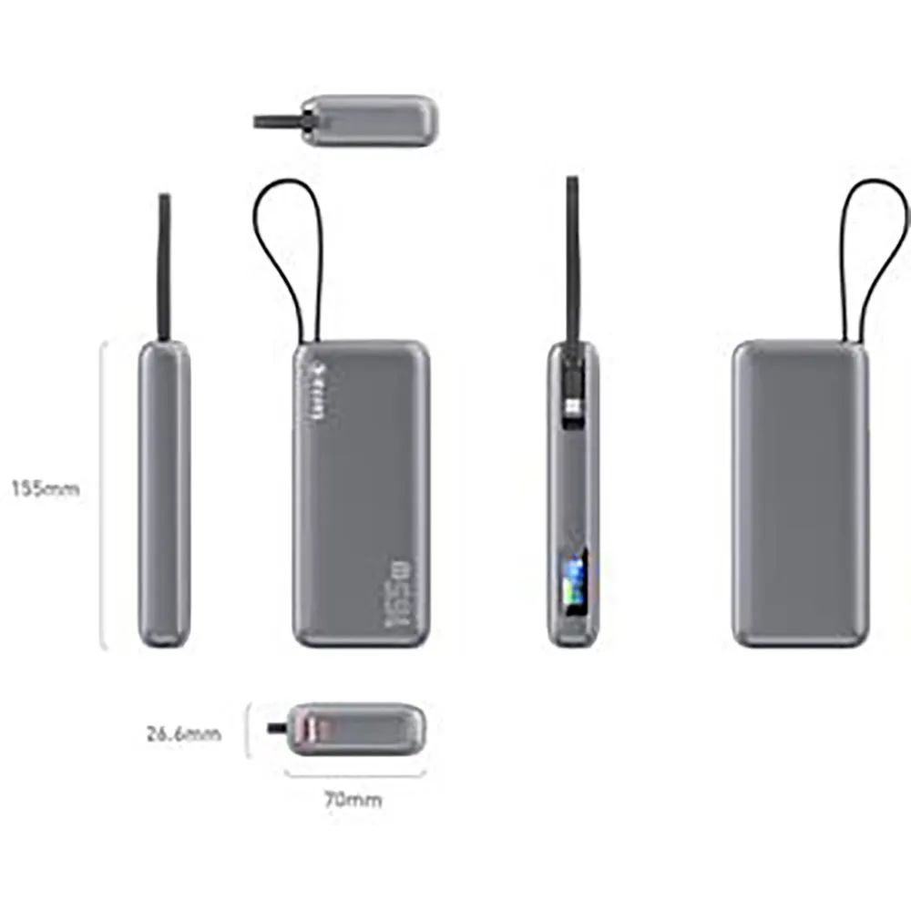 TERRA Powerbank - 20.000mAh tragbares Ladegerät - USB Typ C - USB Typ C