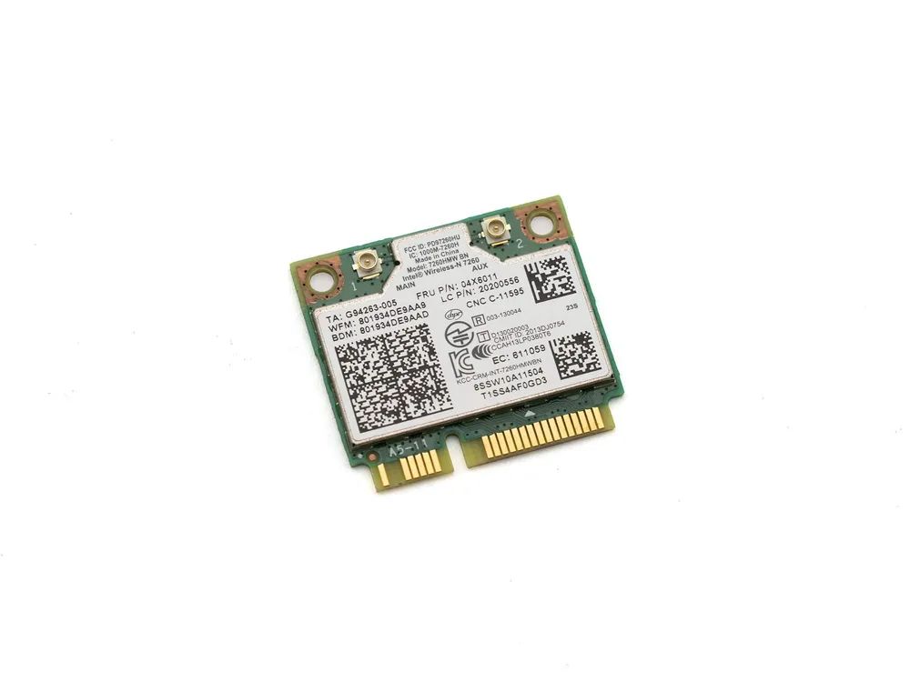 Lenovo PCIe 802.11ac WLAN adapter with Bluetooth