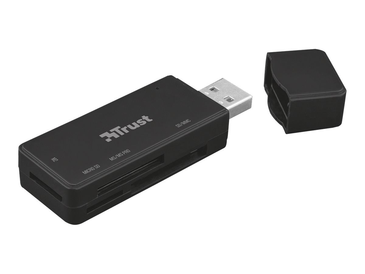 Trust NANGA - Kartenleser (MS, SD, microSD, MS Micro)
