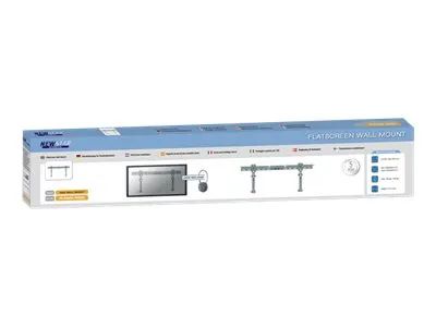 Neomounts PLASMA-W065 - Halterung - fest - für Flachbildschirm - Silber - Bildschirmgröße: 94-191 cm (37"-75")