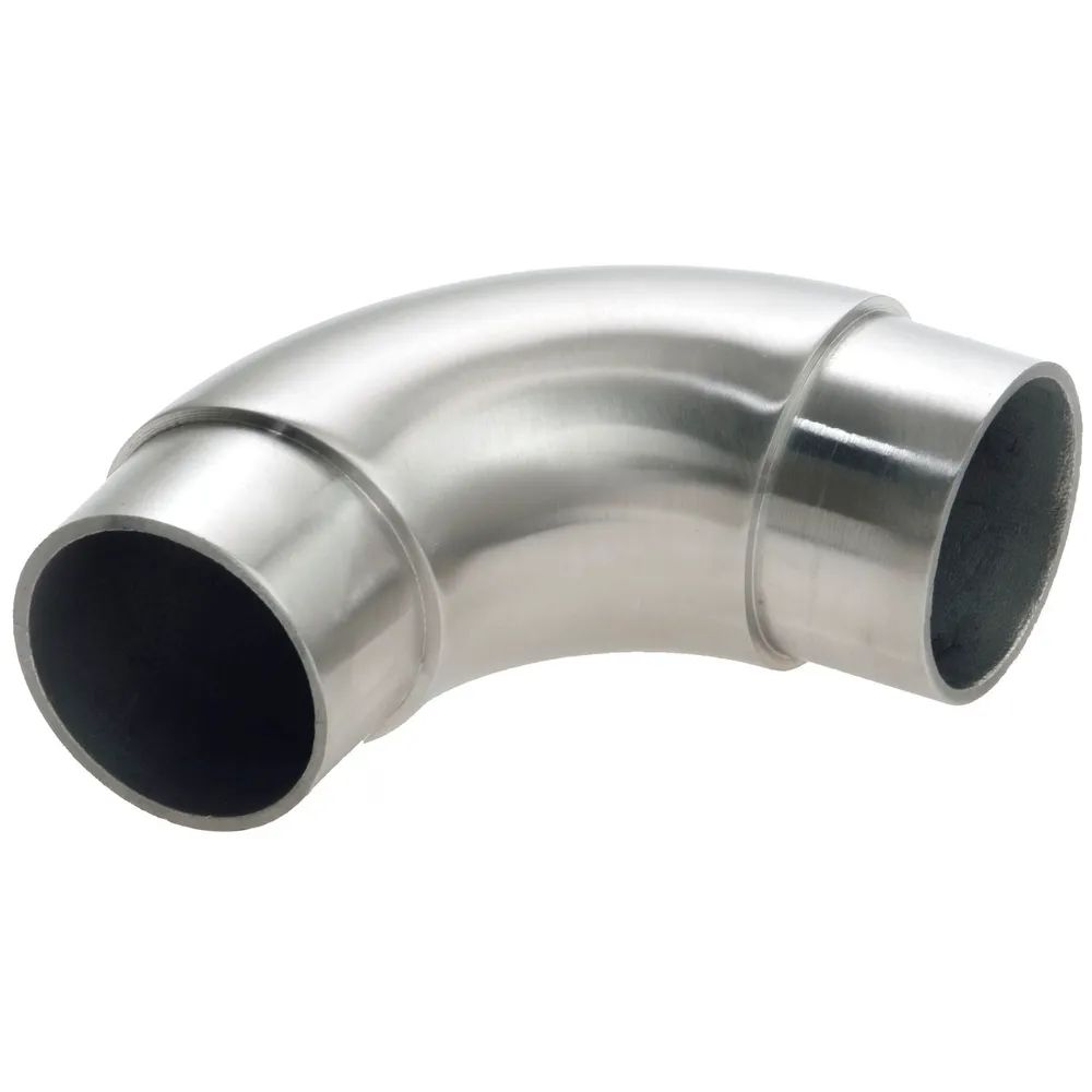 CROSO Rundbogen 90° für Rohr ø 33,7 x 2,0 mm, Edelstahl geschliffen V2A