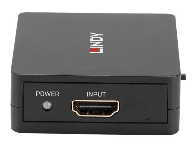 Lindy Compact 2 port HDMI 18G splitter - Video-/Audio-Splitter