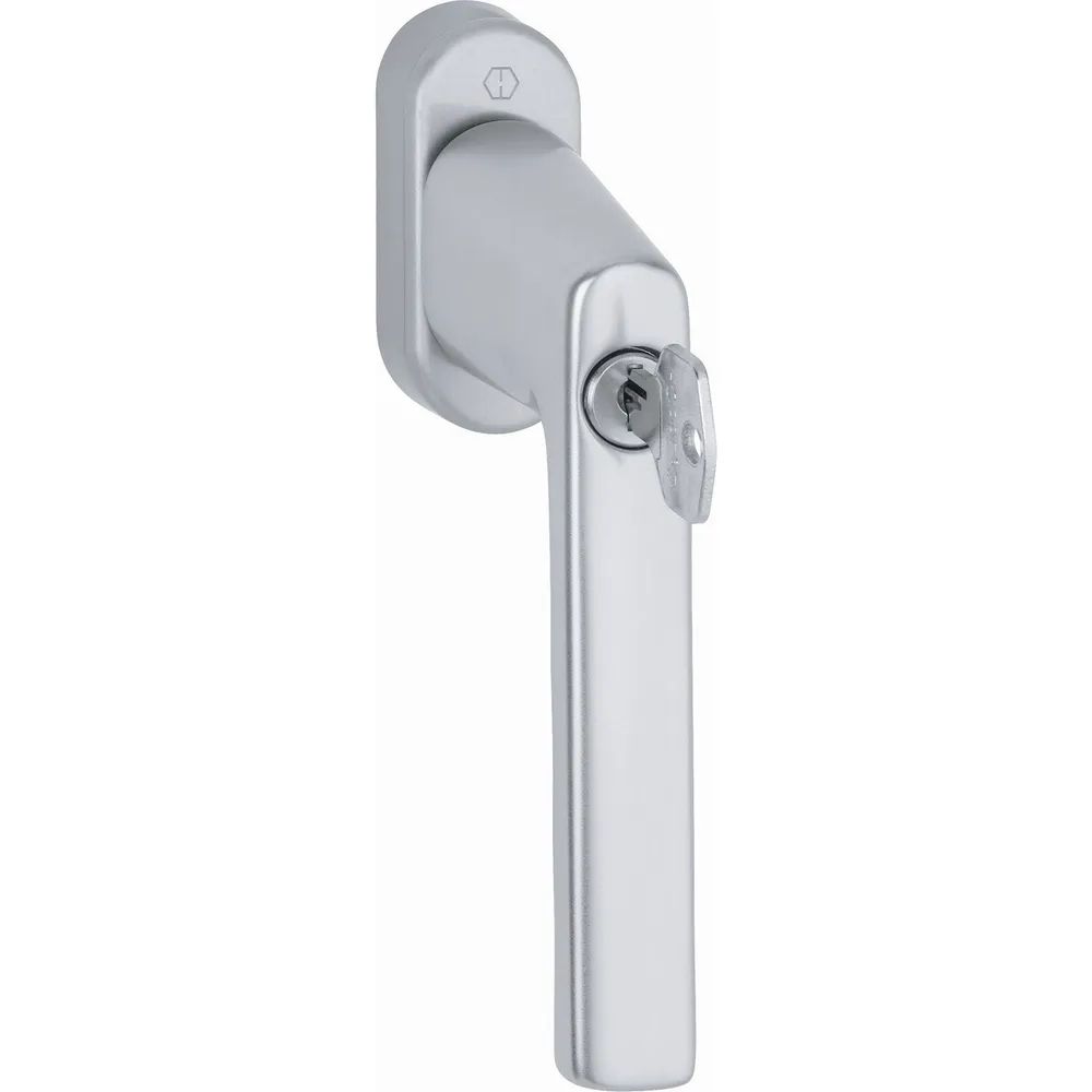 HOPPE Fenstergriff HAMBURG - Sperrzylinder, Aluminium silber eloxiert