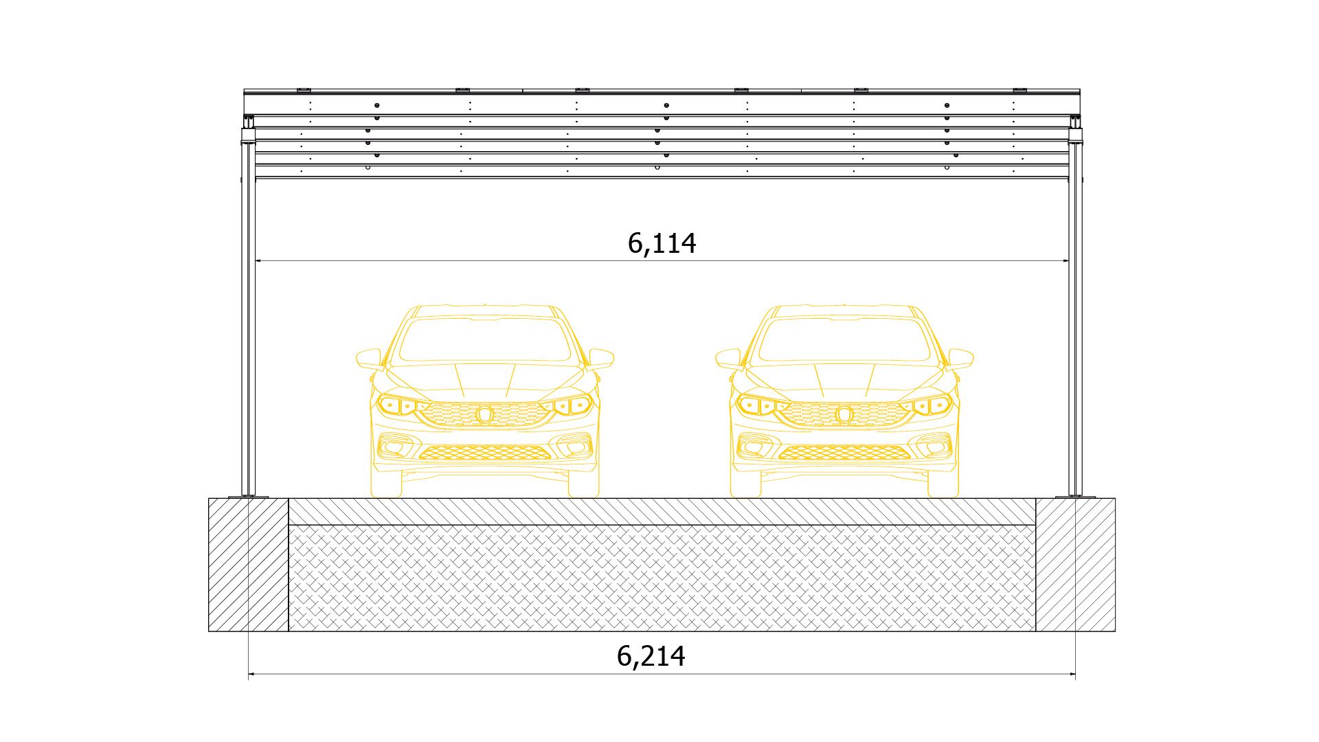 SunCarport 6,67 KWP