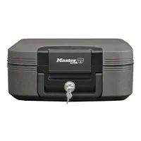 MasterLock Mittlere Sicherheitskassette - Tragbarer Safe - Holzkohle - Schlüssel - 7,8 l - Dokument - Kleine Elektronik - 391 mm