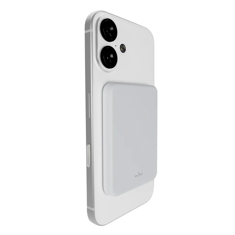 PURO Induktions Powerbank 15W, 4.200 mAh, MagSafe weiss
