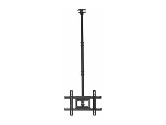 Manhattan Befestigungskit (Deckenplatte) - für Flachbildschirm - heavy-duty steel with powder coating - Schwarz - Bildschirmgröße: 94-203 cm (37"-80")