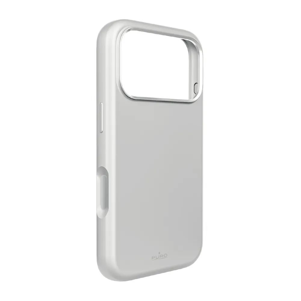 PURO ICON MAG PRO MagSafe kompatibles Cover für iPhone 18 PRO, silber