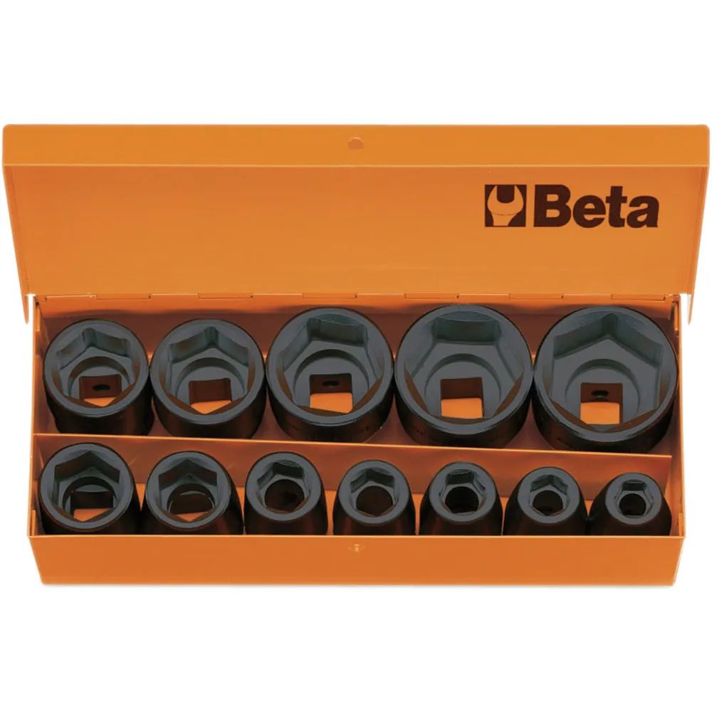 BETA Kraftsteckschlüssel-Satz 1/2vierkant DIN3129 10-32 mm 12-teilig