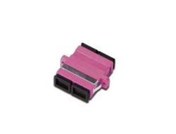DIGITUS SC / SC Duplex Coupler, OM4, Farbe violett