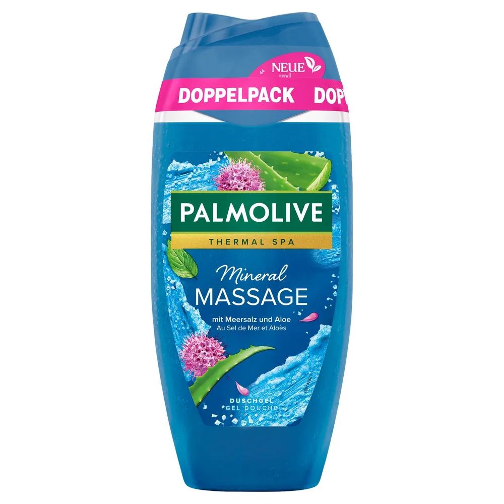 Palmolive Thermal Spa Mineral Massage Duschgel 2x250 ml - mit Meersalz und Aloe