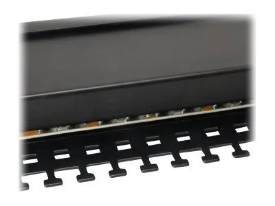 Equip Pro - Patch Panel - Rack montierbar - CAT 6 - STP - RJ-45 X 24 - Schwarz - 1U - 48.3 cm (19")