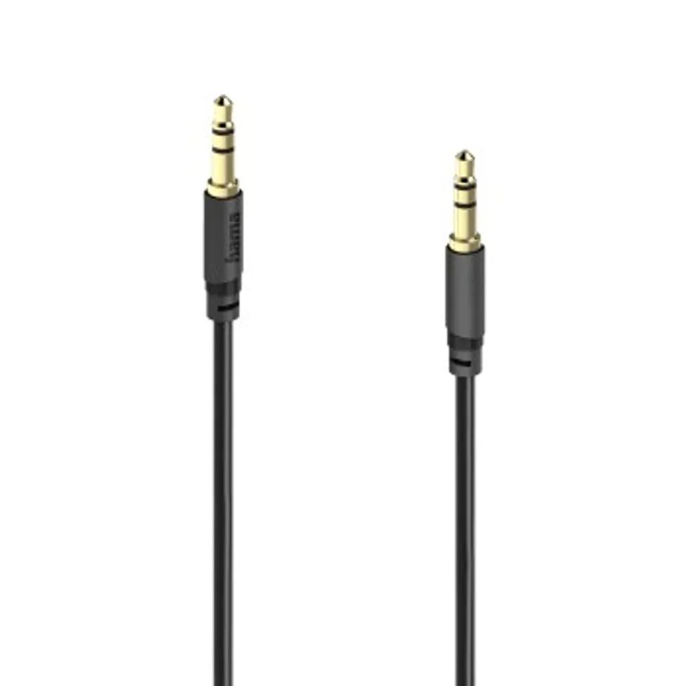 Hama Audio-Kabel, 3,5-mm-Klinken-St. - St., Stereo, vergoldet, ultradünn, 5,0 m