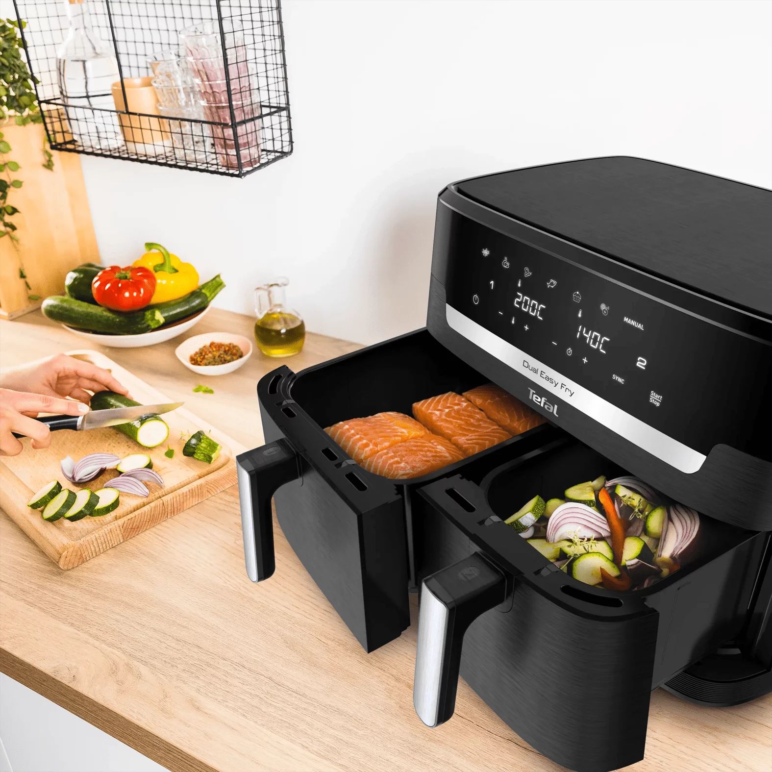 Tefal EY9428 Dual Easy Fry XXL 11L Black