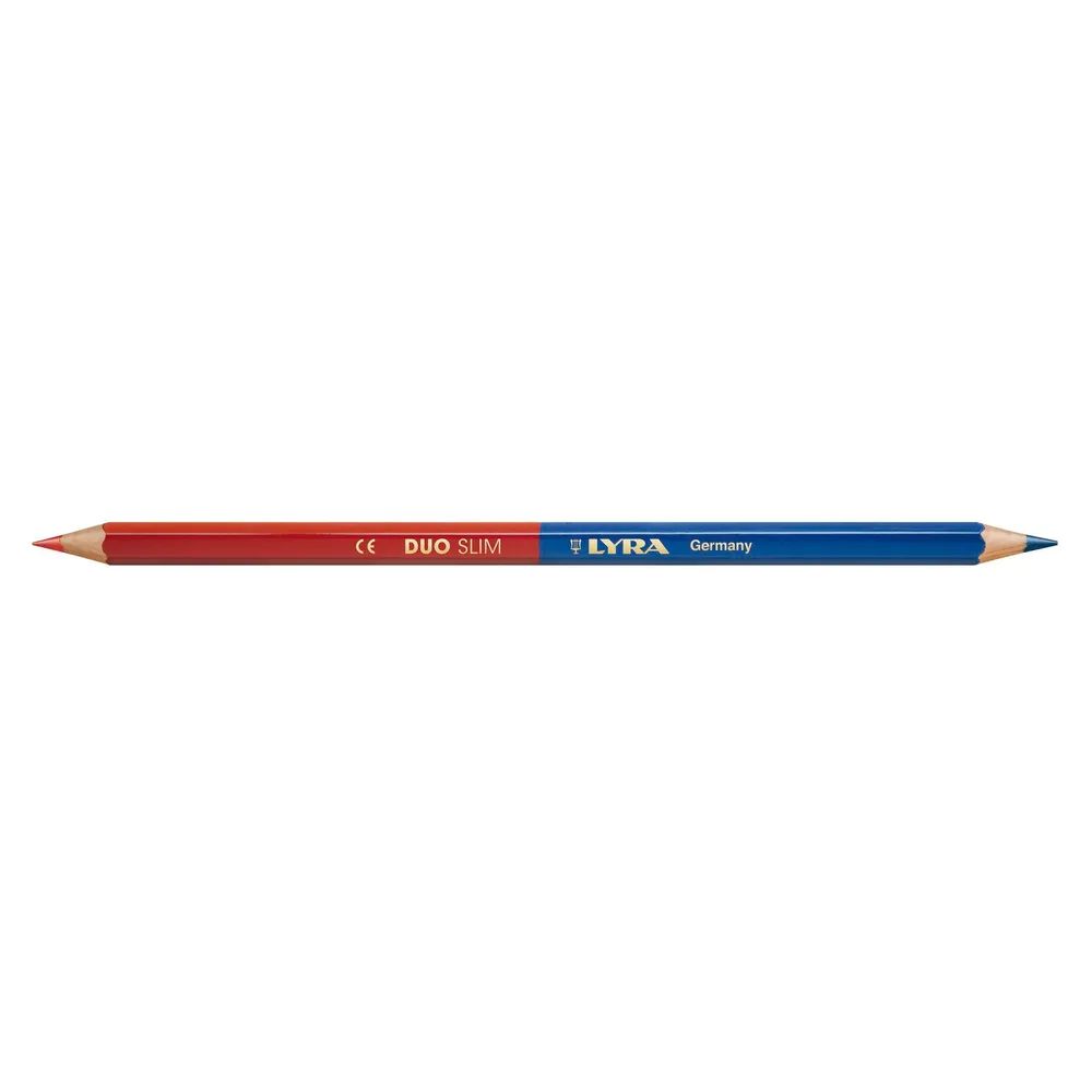 LYRA Bürofarbstift rot/blau Länge 178 mm ø 6,8 mm