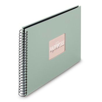 Hama Spiral-Album "Fine Art", 36x32 cm, 50 schwarze Seiten, Salbei
