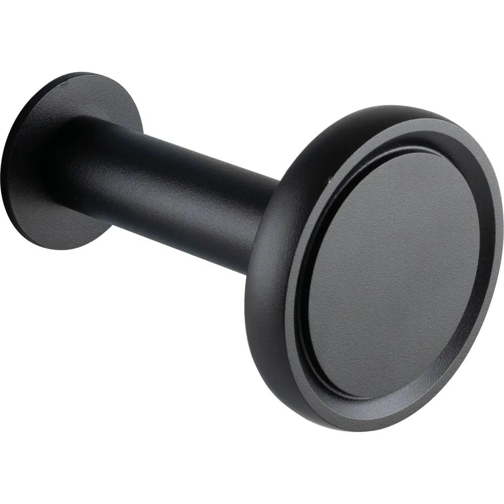 Simausrom Mantelhaken Palos Tiefe 116 mm, Aluminium schwarz