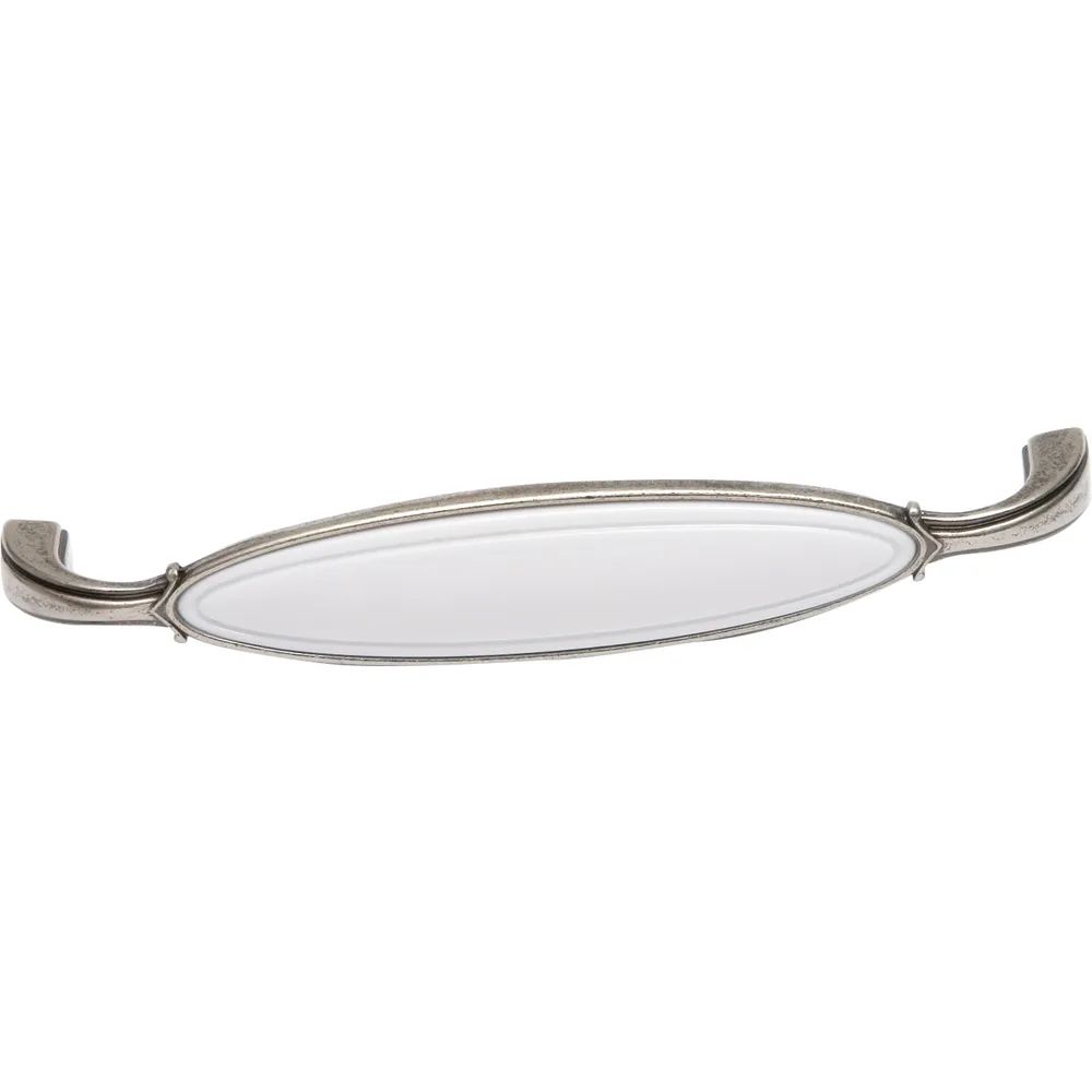 Siro Griff Anaheim LA 96 mm, ZN/Kunststoff altsilber/weiß