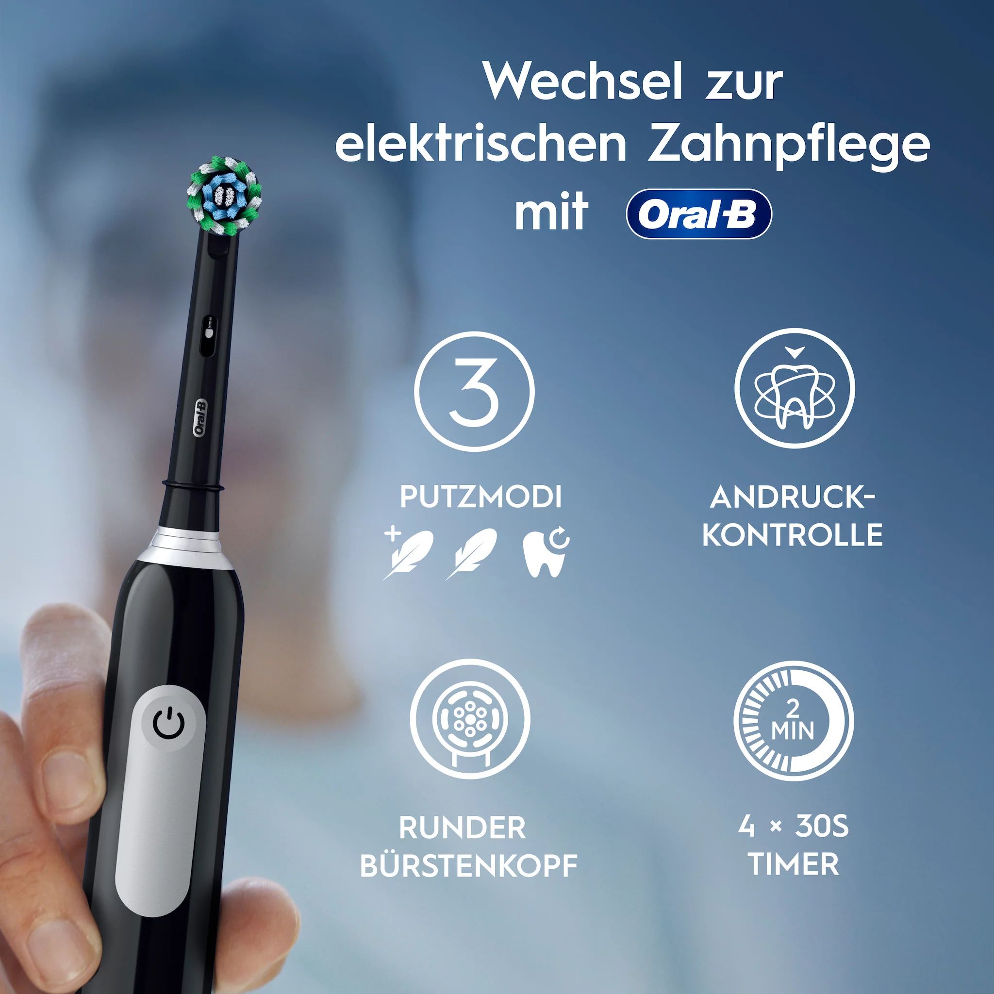 Oral-B Pro 1 Sensitive Clean Caribbean Blue