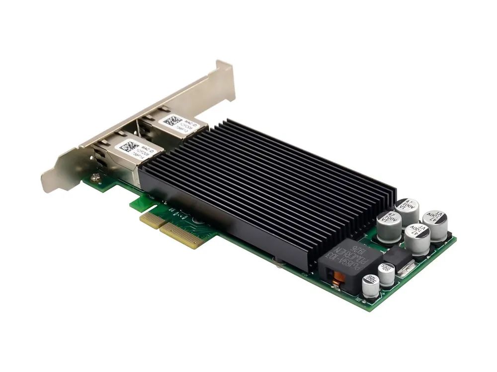 InLine Dual Gigabit Netzwerkkarte - 2x RJ45 1 Gb/s - PCIe x4 - PoE+