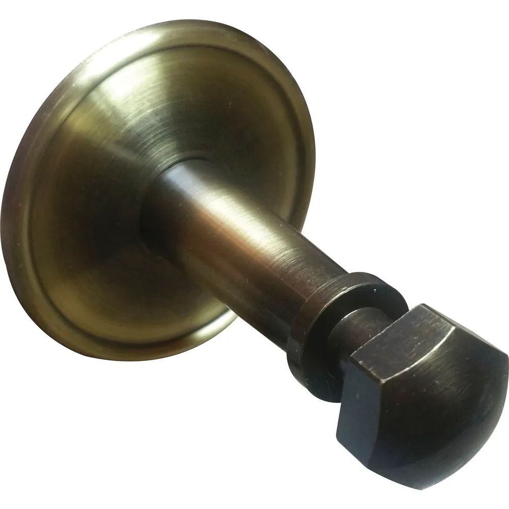 Schösswender Handlaufträger zum Klemmen, Rosetten ø 70 mm,Wandabstand 60 mm,Messing patiniert