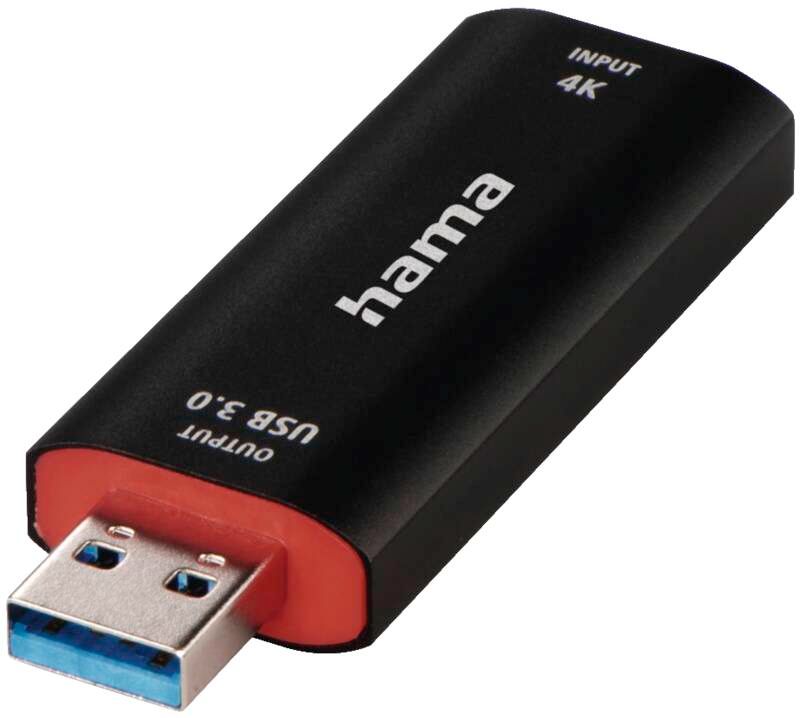 Hama 74257 Video-Aufnahme-Stick, USB-HDMI, 4K